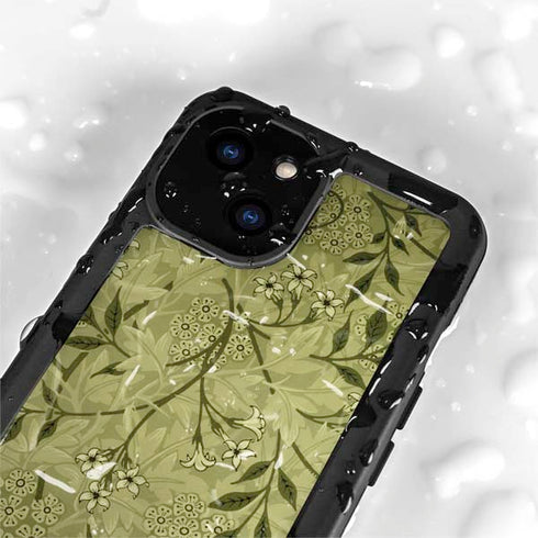 Jasmine by William Morris iPhone 15 Waterproof Case